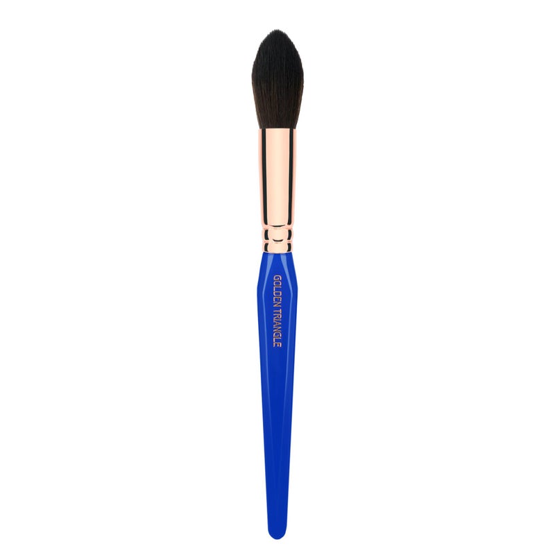 Bdellium Tools Professional Makeup Brush - Golden Triangle 944 Tapered Contour - With All Vegan and Soft Synthetic Fibers, For Adding Dimension (Blue, 1pc) - Image 4